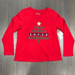 NWT Jammies for your Families Christmas Lg Shirt